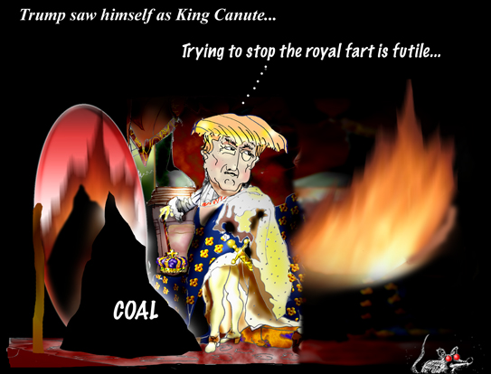 king canute...